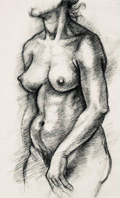 Studio di figura femminile rinascimentale, 1964, Ian Hornak - Disegno