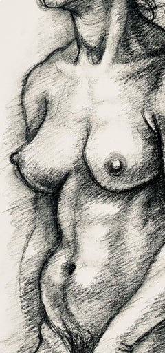 Renaissance Female Nude Figure Study, 1964, Ian Hornak — Drawing