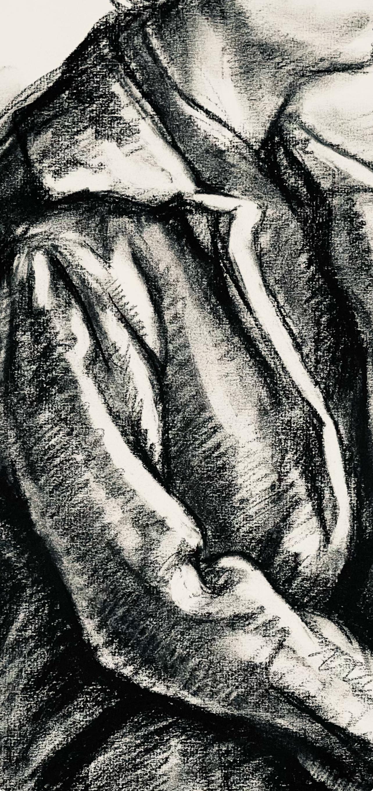 Studio di figura maschile, 1964, Ian Hornak - Disegno in vendita 2