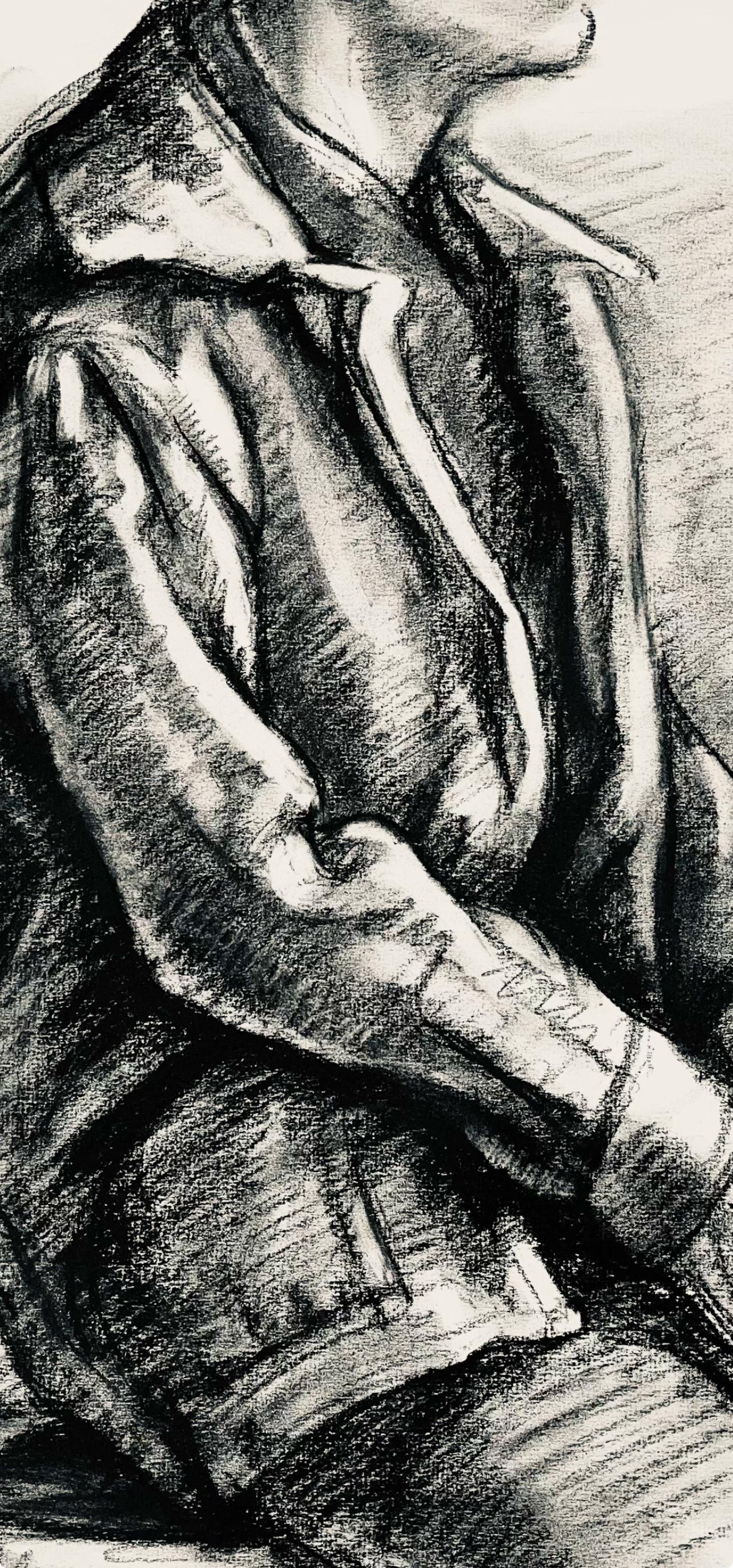 Studio di figura maschile, 1964, Ian Hornak - Disegno in vendita 1
