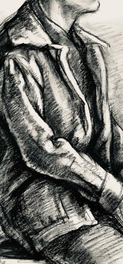 Male Figure Study, 1964, Ian Hornak — Drawing