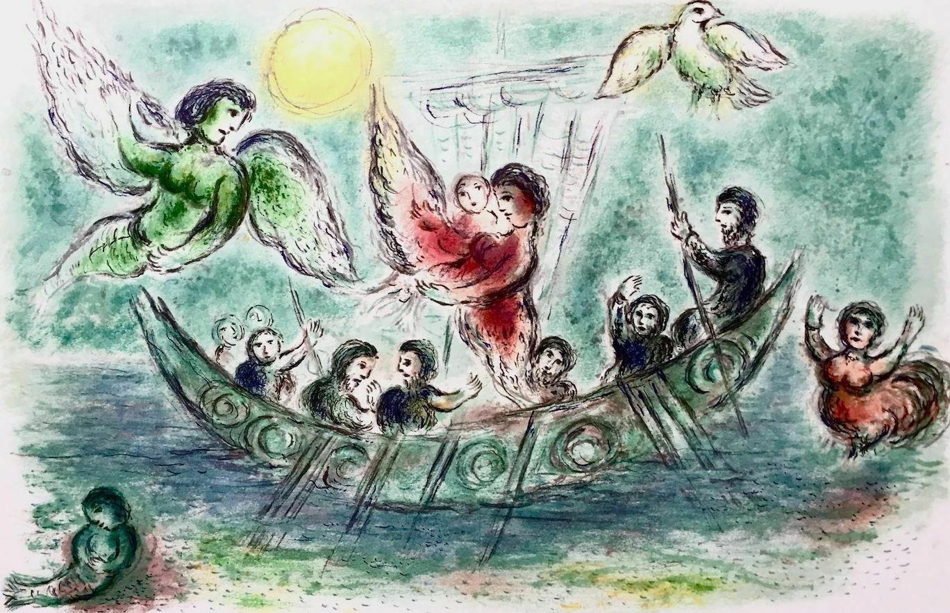 Marc Chagall Figurative Print - The Sirens (The Odyssey Portfolio) 