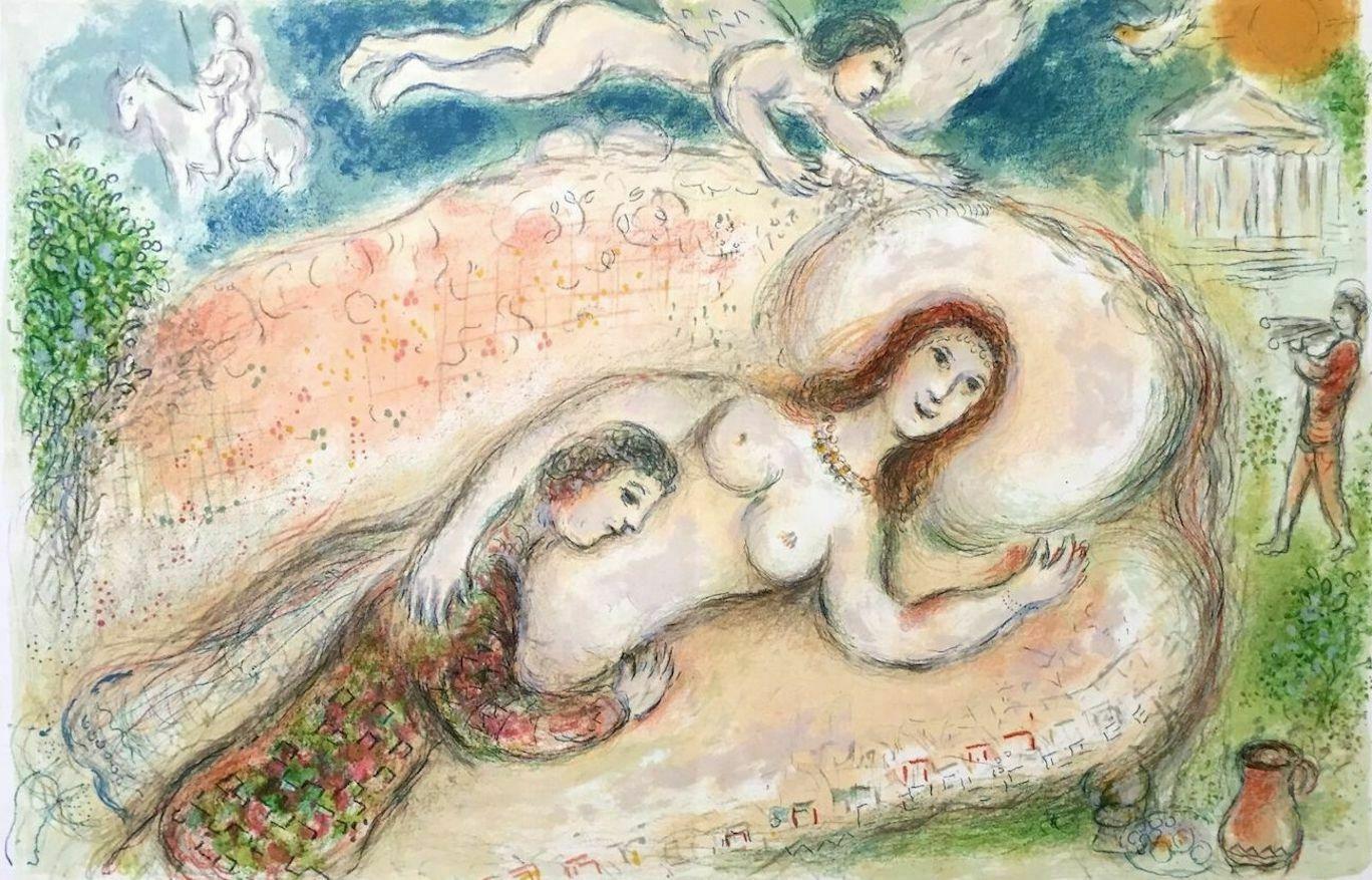 Marc Chagall Landscape Print - Circe (The Odyssey Portfolio)