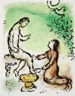 Ulysses and Euryclea (The Odyssey Portfolio)