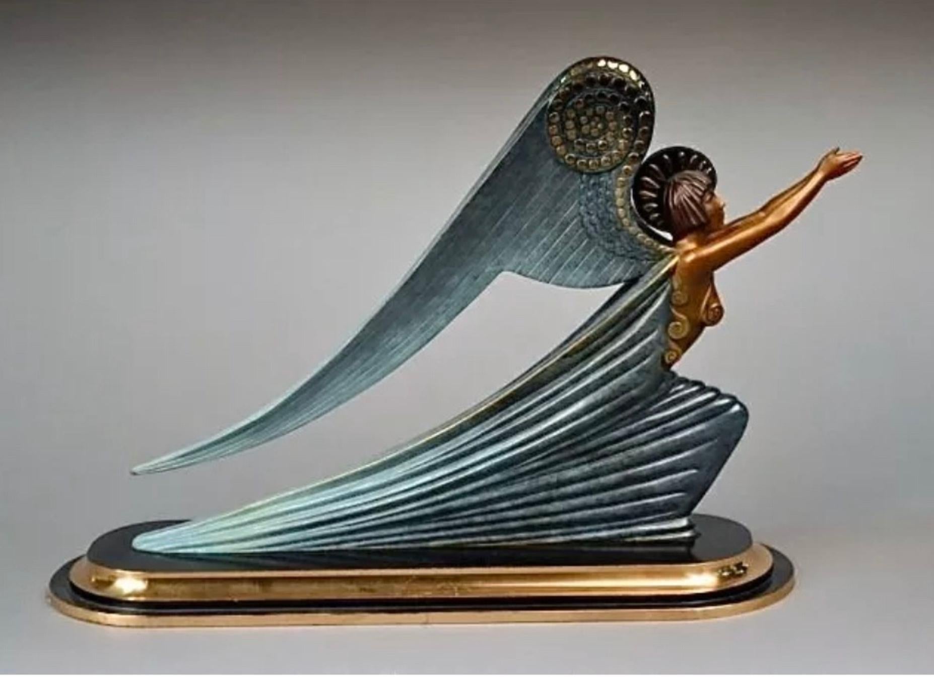 Erté Figurative Sculpture - Angel