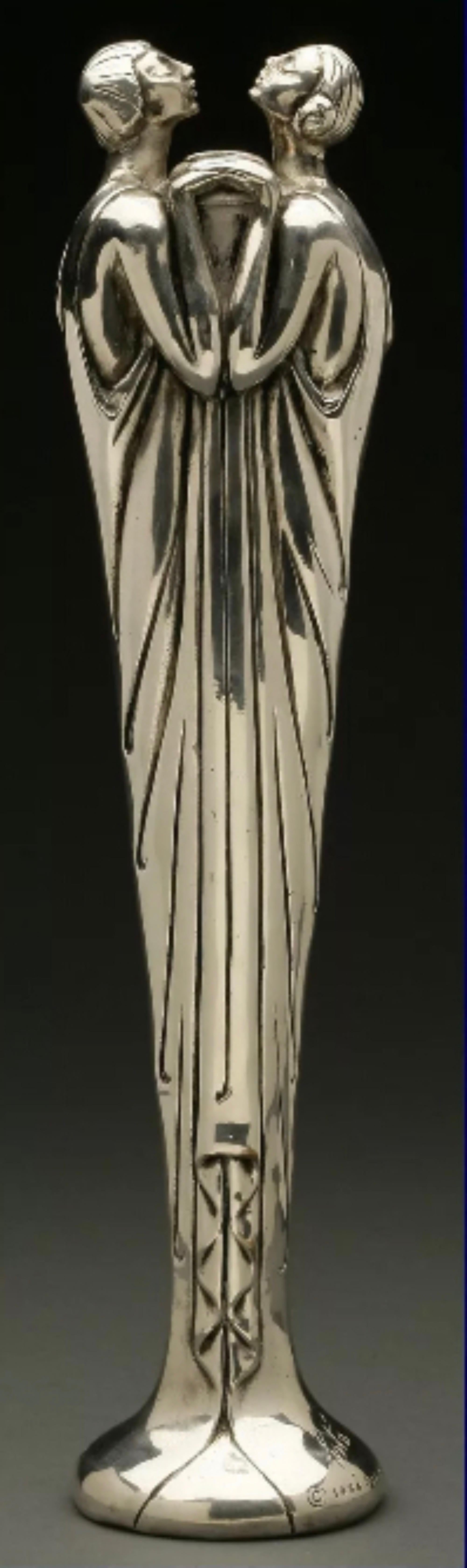 Erté Figurative Sculpture - Flora II, Erte