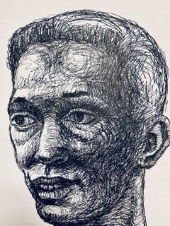 Untitled (Abstract African American Male Figure Study)