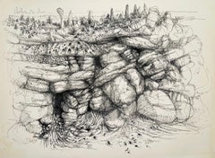 Surrealist Abstract Drawings and Watercolours