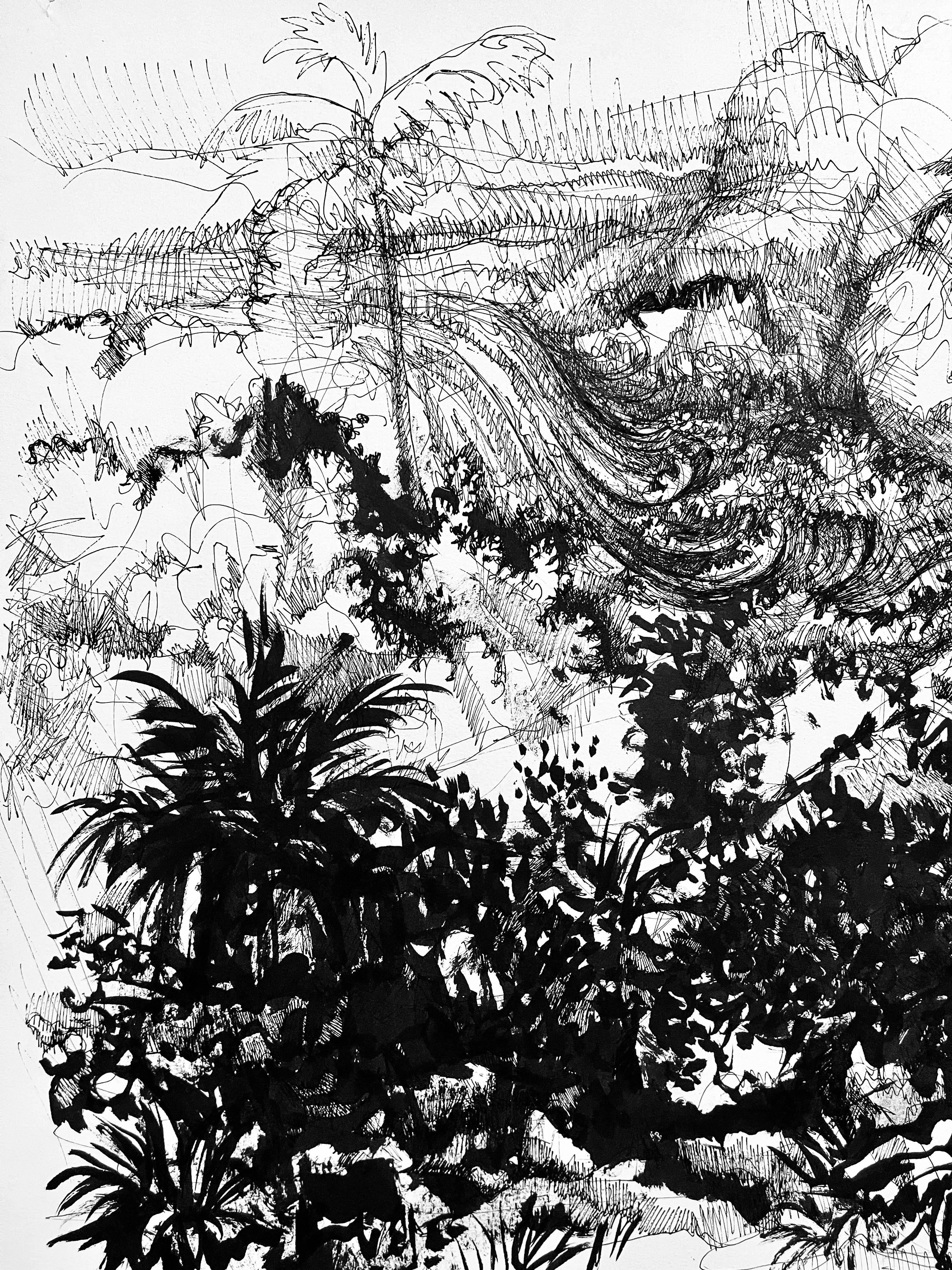 (Apocalyptic Tropical Landscape) Untitled - Art by Ian Hornak