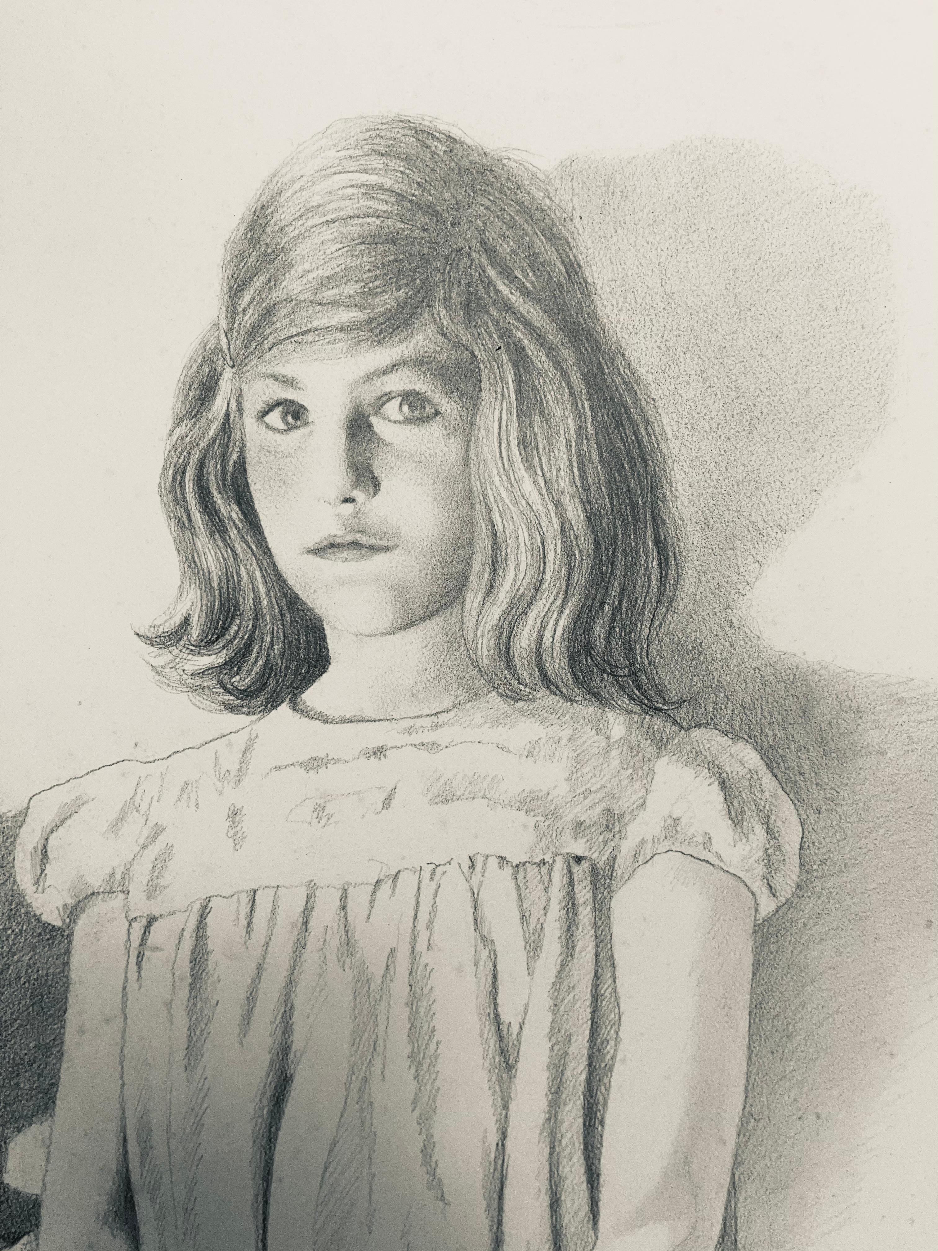 Untitled (My Mother and Her Sister as Children), State II - Art by Ian Hornak