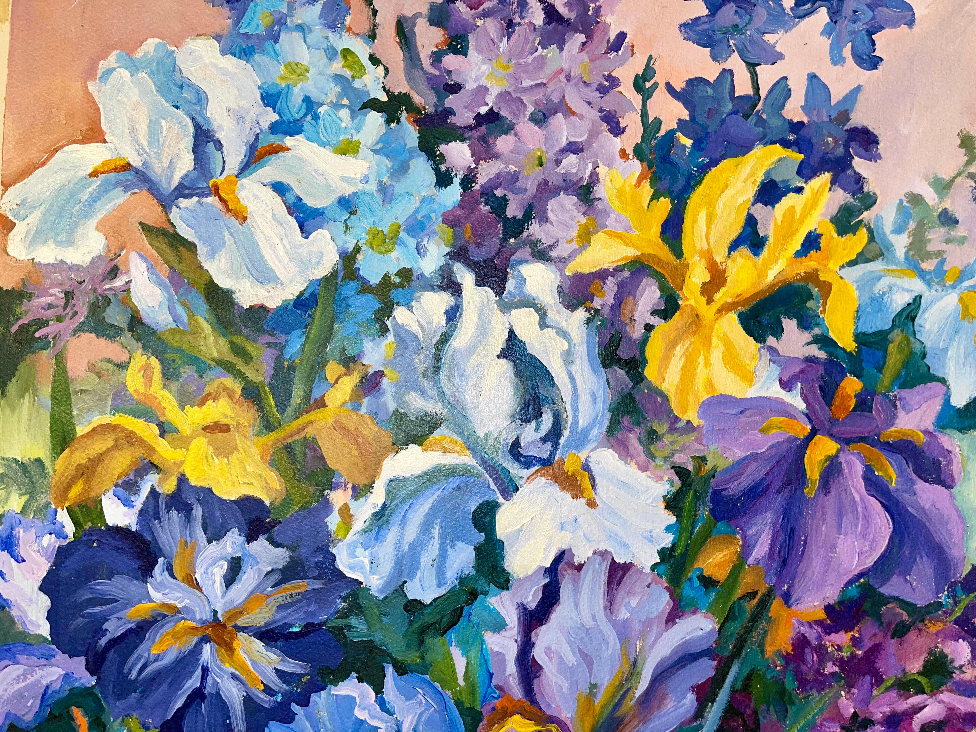 Sans titre (Fleur d'étéotous) - Impressionnisme Painting par Ian Hornak