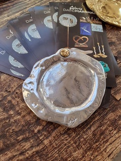 Set of 6 Coasters in brass and aluminium Ref. C011 x2 C019 C059 C048 C052