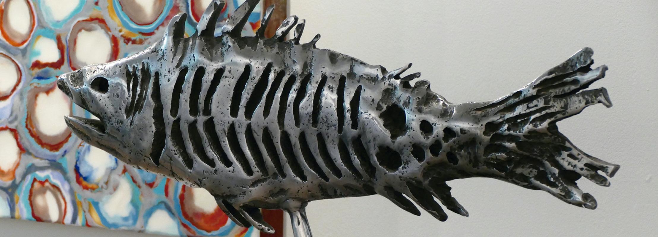 The Abstract Fish Sculpture 