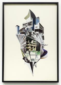 Le Monde du Corbusier/Collage, architecture, Suisse, brutalisme, portrait