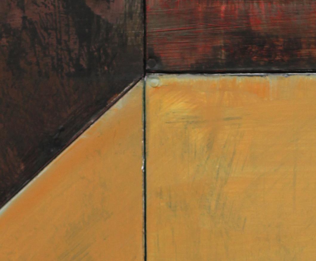 „Untitled(Community)88“, minimalistisches Gemälde, Relief, Perspektive, zeitgenössische Kunst (Zeitgenössisch), Painting, von Florian Schmidt
