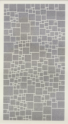 "X-Fields 6" / Drawing, typewriter, black, minimal, conceptual, office, unique