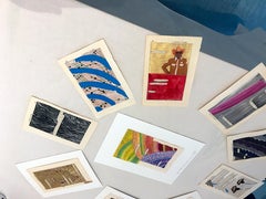 "#56 - BOTH WOUNDED A LITTLE", inchiostro, matita, gouache, collage, testo trovato, poesia