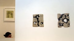 "MATHEMATICAL THEOREM", sculpture, clay, relief, abstract, contemporary, ceramic