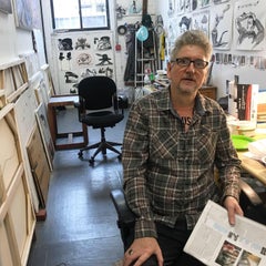 "FIELD PROJECT", painting, surrealist dream, rocket, priestess, sci-fi, worship