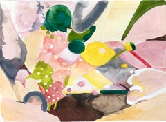 ""PLENTY", aquarelle, abstrait, crème glacée, paysage, motifs, textiles, fruits