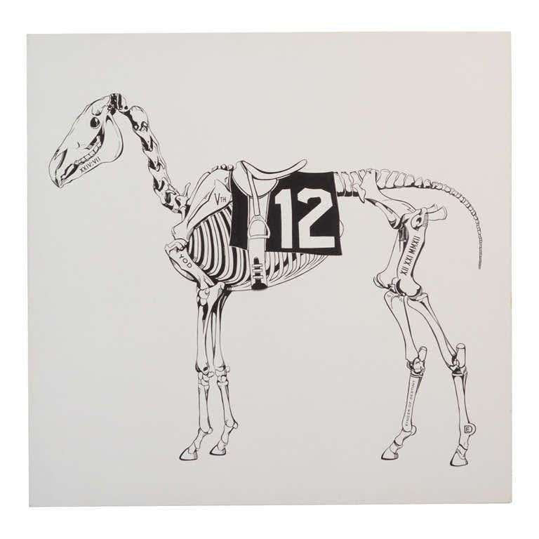 12 Horse - Mixed Media Art by Dylan Egon