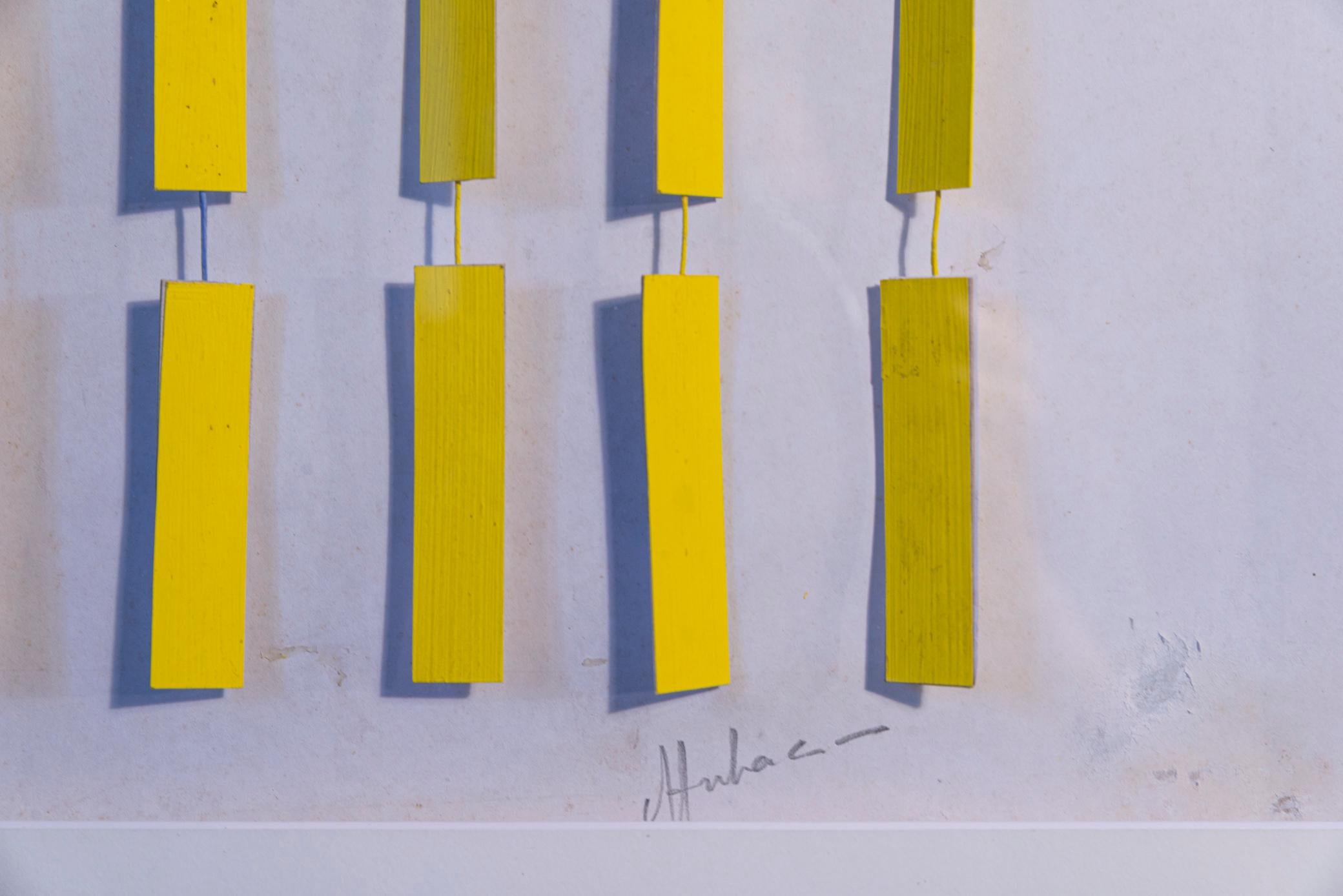 Albert Chubac, Collage, circa 1980, France For Sale 2