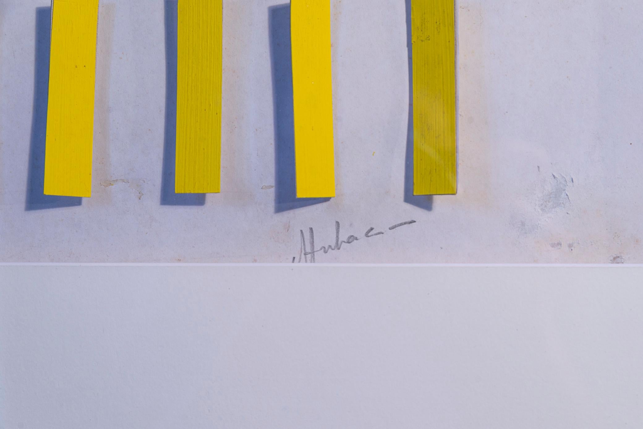 Albert Chubac, Collage, circa 1980, France For Sale 1