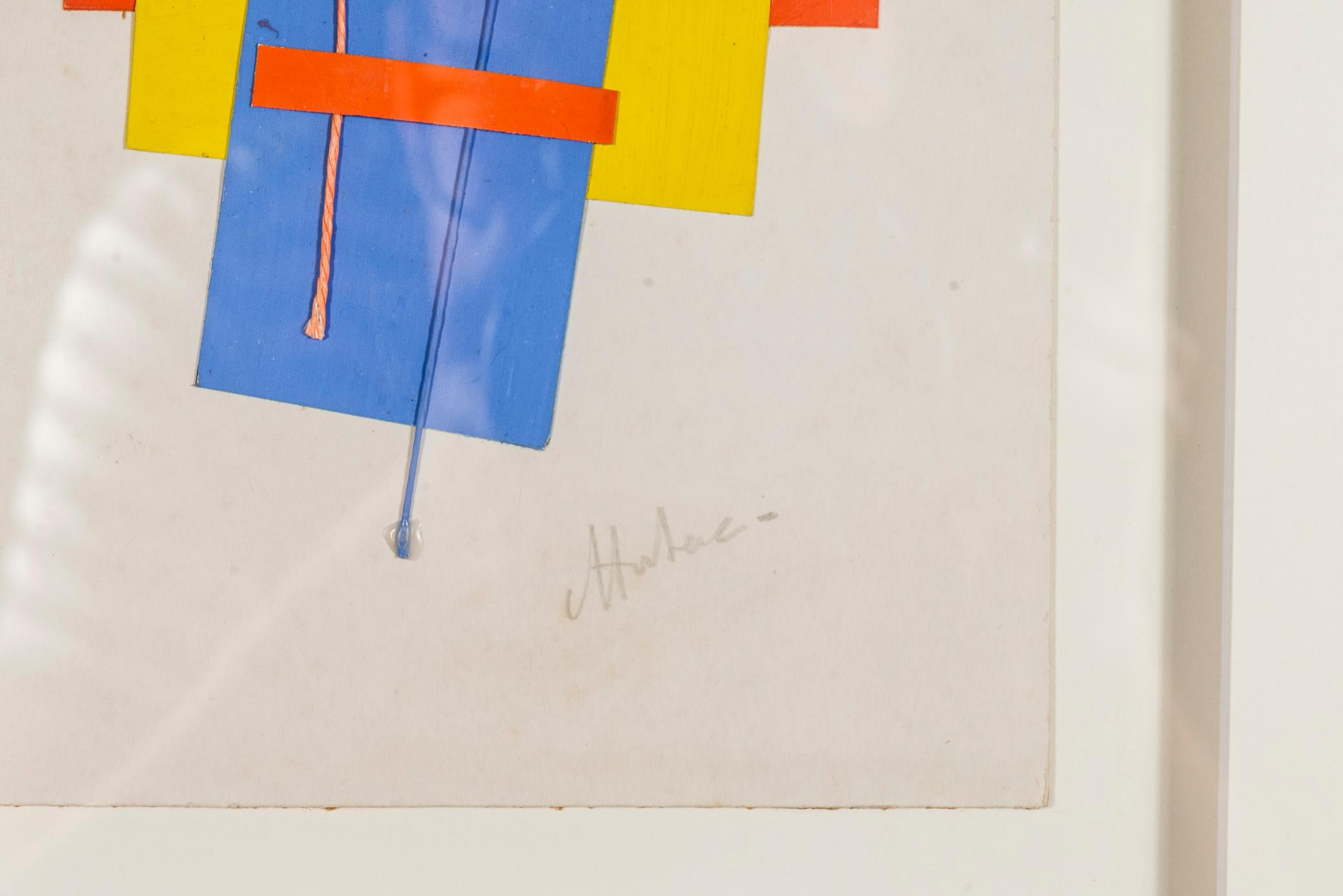 Albert Chubac, 
Collage and cutout, 
gouache, 
circa 1980, France.

Measures: Height 56 cm, width 62 cm, depth 3 cm.