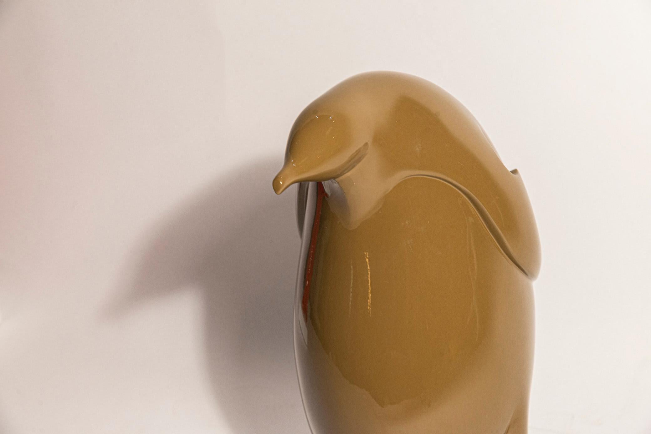 Bernard Conforti, Penguin Sculpture, Resin, Signed, circa 2010 For Sale 1