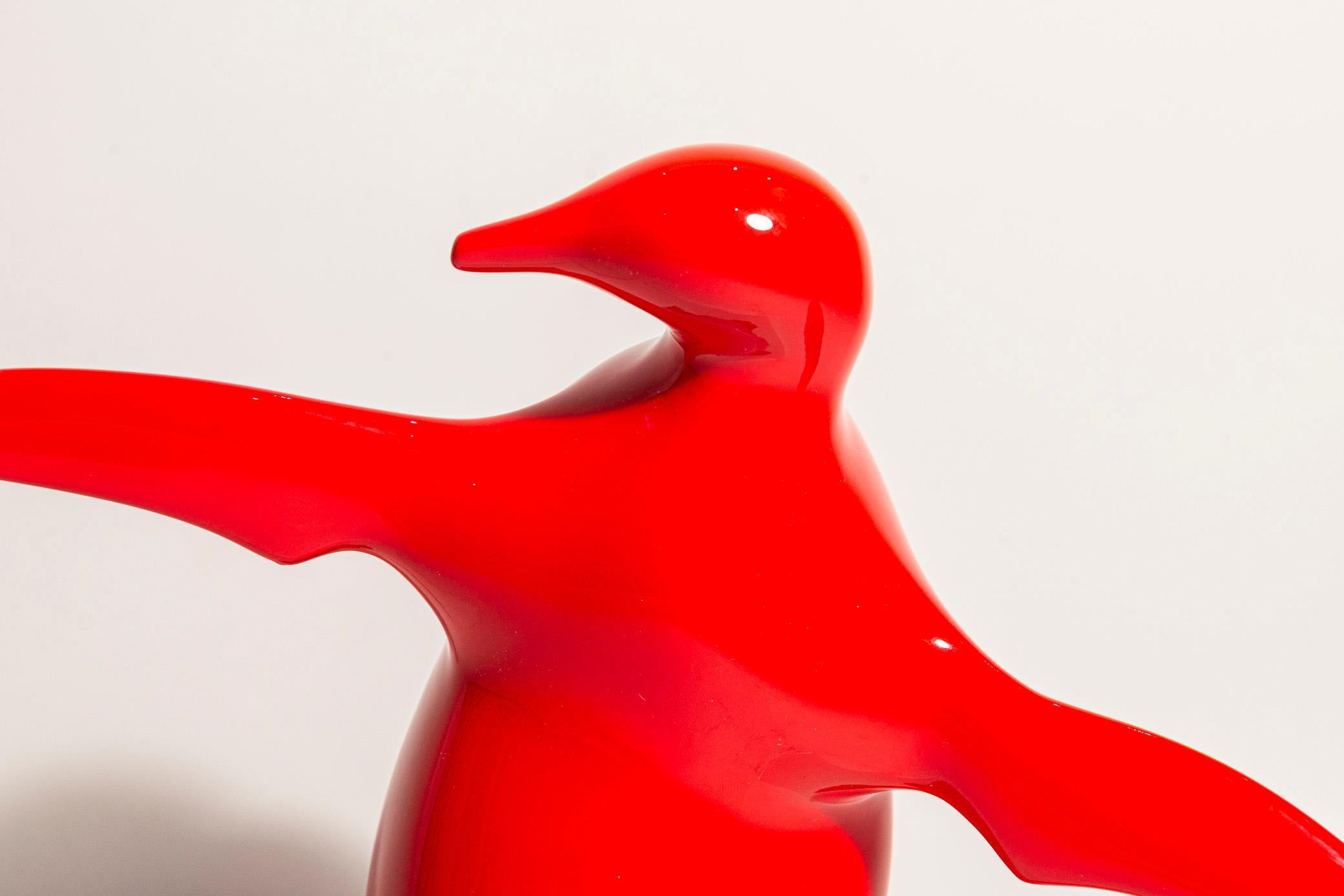 Bernard Conforti, Penguin Sculpture, Resin, Signed, circa 2010 For Sale 2