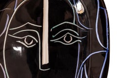 Plat Femme face, céramique, Pablo Picasso, 1953, France