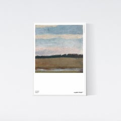"Landscape" post-impressionist by Swedish painter soft elegant poster 27 x 19 in