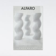 Andreu Alfaro, 1989 Cartel de la exposición del Museo Galerie De France