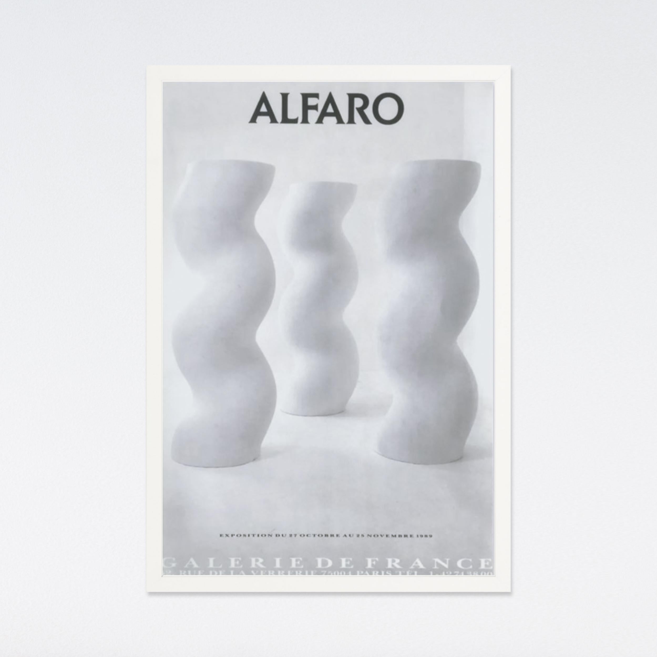 Andreu Alfaro, 1989 Galerie De France Museum Exhibition Poster For Sale 3