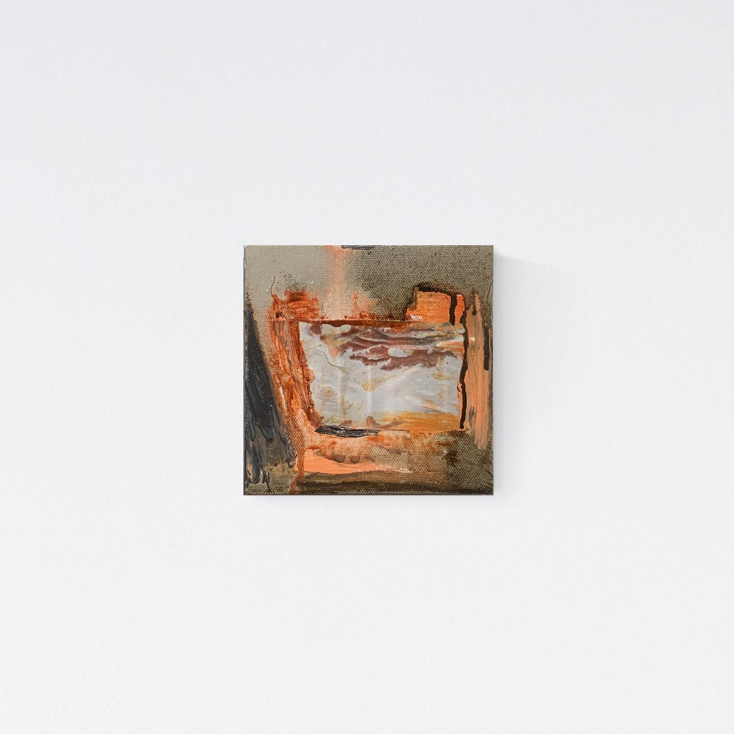 'Archipelago 30' Original abstract mixed media art on canvas - Art by Etty Yaniv