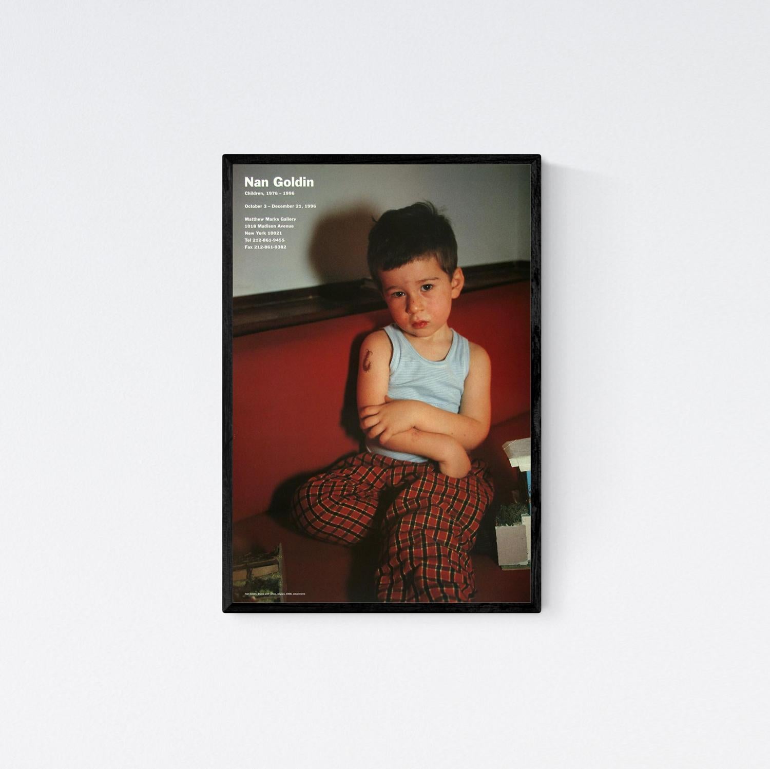 Nan Goldin 'Children 1976-1996' - 1996 Ausstellungsplakat 23 x 16 Zoll 58::4 x 40::6 – Print von (after) Nan Goldin