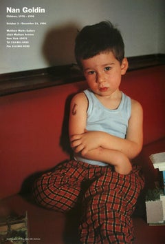 Nan Goldin 'Children 1976-1996' - 1996 Exhibition Poster 23 x 16 in 58.4 x 40.6 