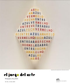 Museum Exhibition Poster -  
Poemobiles Sao Paulo
 Concrete Abstract Text Poetry