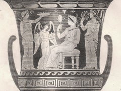 "Vases from the Collection of Sir Henry Englefield" Antique Print, Ancient Vase