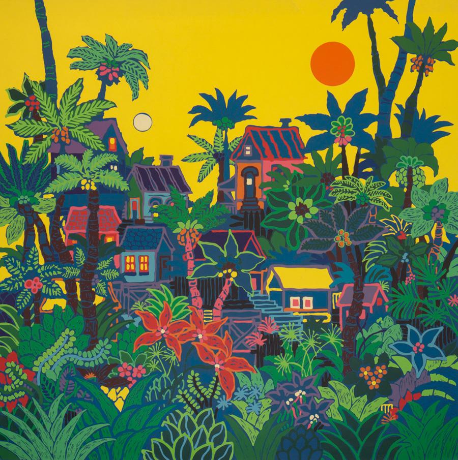 Jungle Sunrise - Print by Edward Sokol