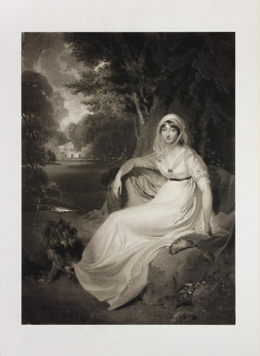 Studio of Sir Thomas Lawrence  Portrait Print - Elizabeth, Marchioness of Exeter