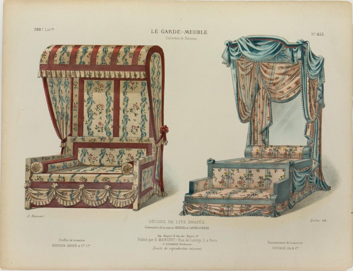 Le Garde Meuble: Collection de Sieges [Seating]; Livraison 286, No. 1699