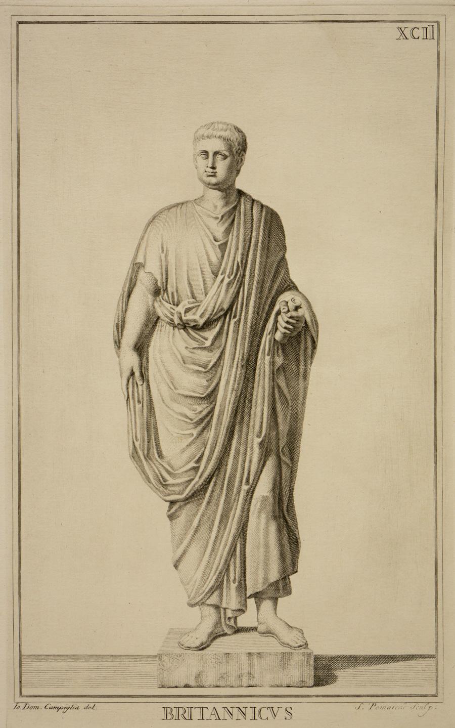 Britannicus - Print by Giovanni Domenico Campiglia