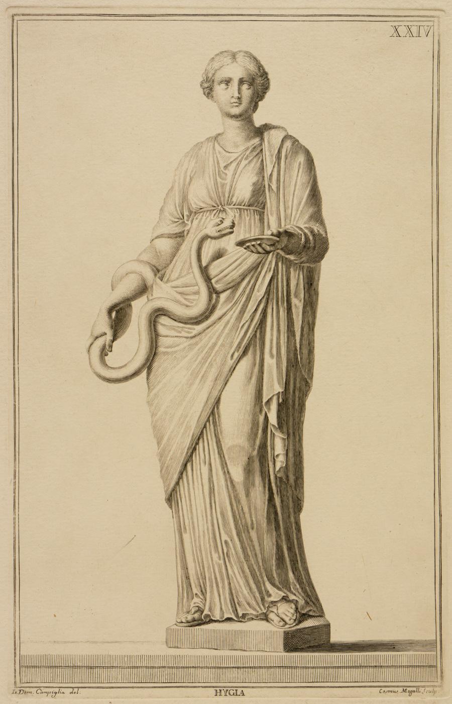 Hygla (Glaçage) - Print de Giovanni Domenico Campiglia
