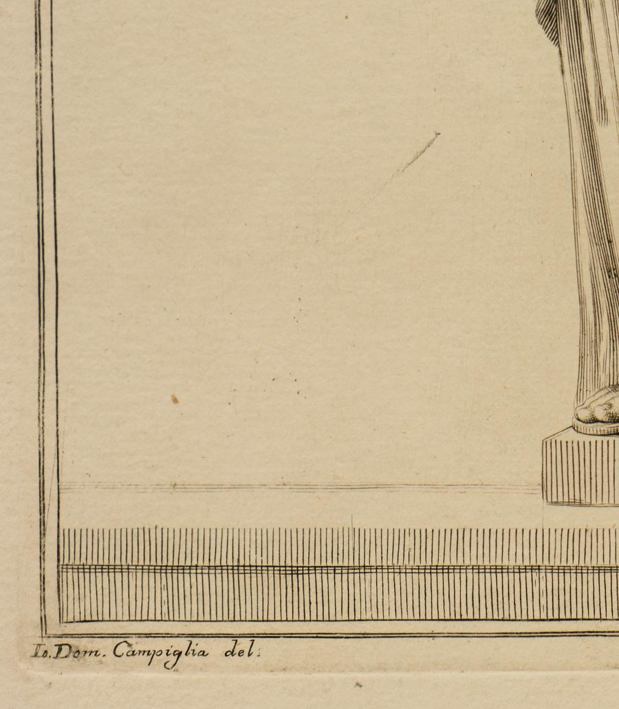 Hygla (Glaçage) - Beige Animal Print par Giovanni Domenico Campiglia