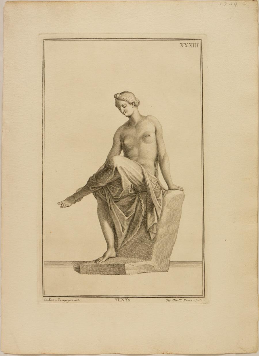 Giovanni Domenico Campiglia Figurative Print - Venus