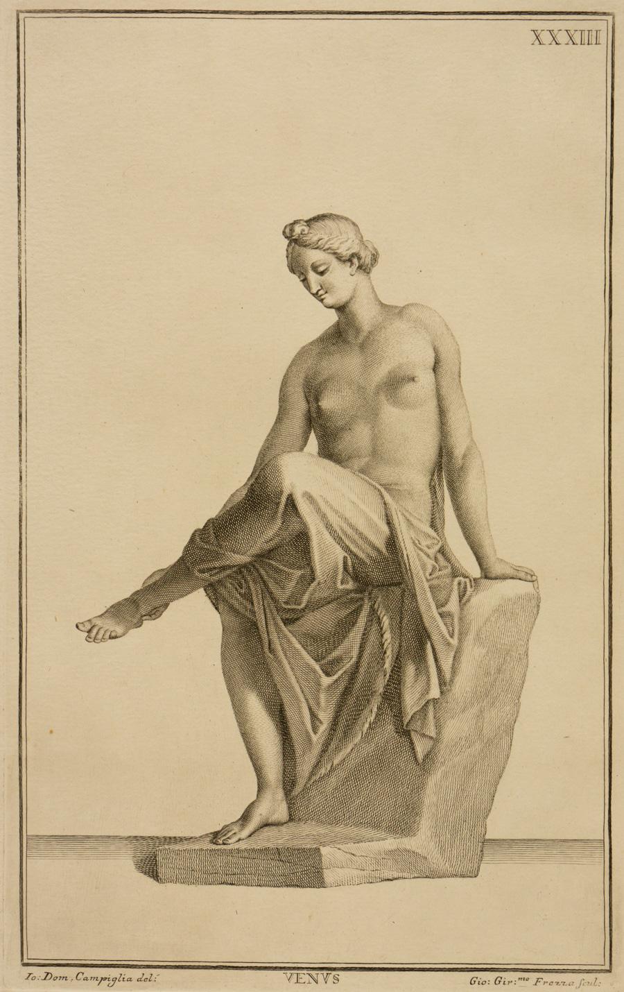 Venus - Print by Giovanni Domenico Campiglia