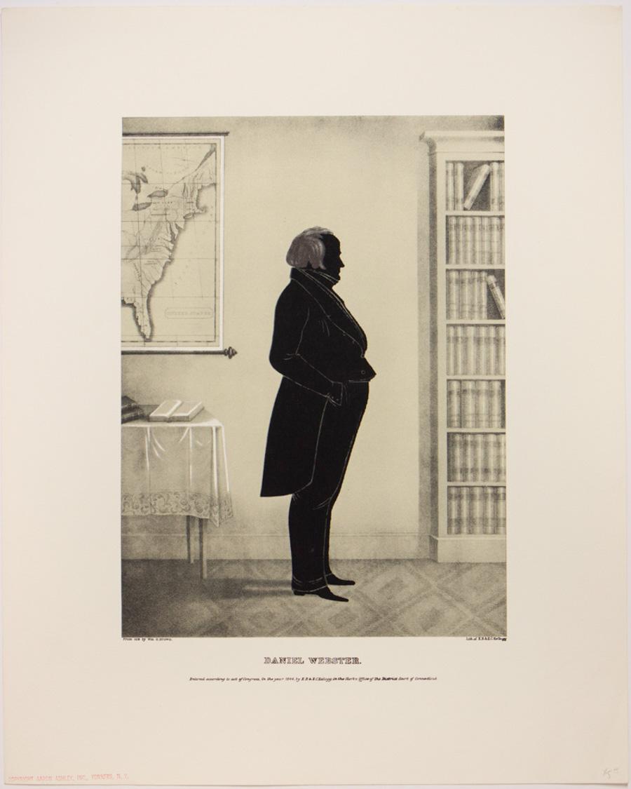 William H Brown Portrait Print - Daniel Webster