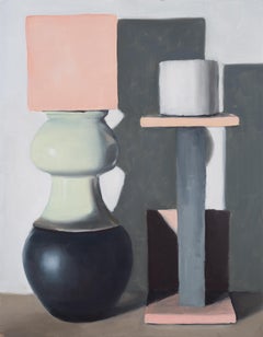 Jasper Hagenaar - Jasper Hagenaar, Modernist stilleven #8, oil painting on canvas (still life) Jasper Hagenaar, Modernist stilleven #8, oil painting on canvas (still life)