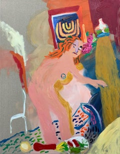 Tanja Ritterbex, Balagan, 2016, oil on canvas (painting, portrait, figurative)